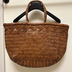 Dragon Diffusion Triple Jump 6 lines woven leather handbag